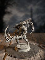 Arcane Armour of the Bastion 3, an animated suit of ancient Beremeni armor, front view with weapon and shield.