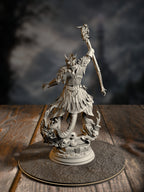 Artizak Stormscale rear view showing Dragonfolk scale and horn detailing.
