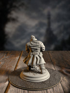 Korgrin Bloodstone rear view showing ritual tools and Dwarven haemomancer detail.