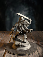 Mook rear view showing undead dwarven gear and animated posture.