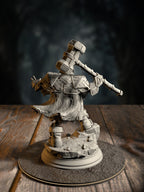 Sook rear view showing undead dwarven gear and animated posture.