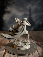 Varys Farseeker rear view showing Inquisitor initiate robes and psionic detailing.