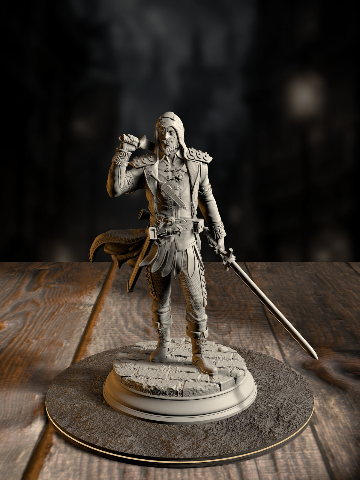Soldiers of the Underkeepers - Mafia Brigands 2 miniature, front view