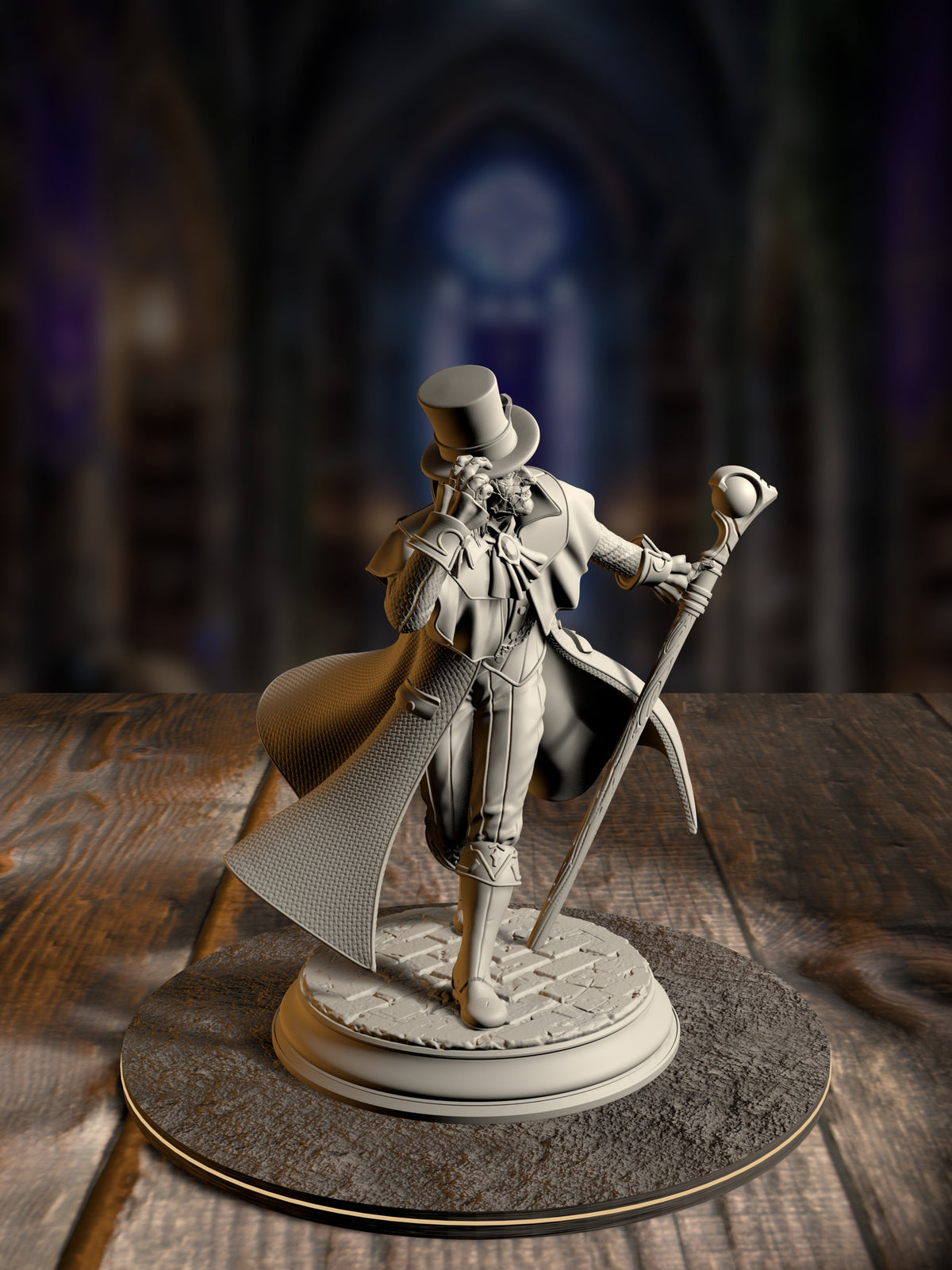 Cobalt Fairfax - Professor of Transmutation miniature, front view