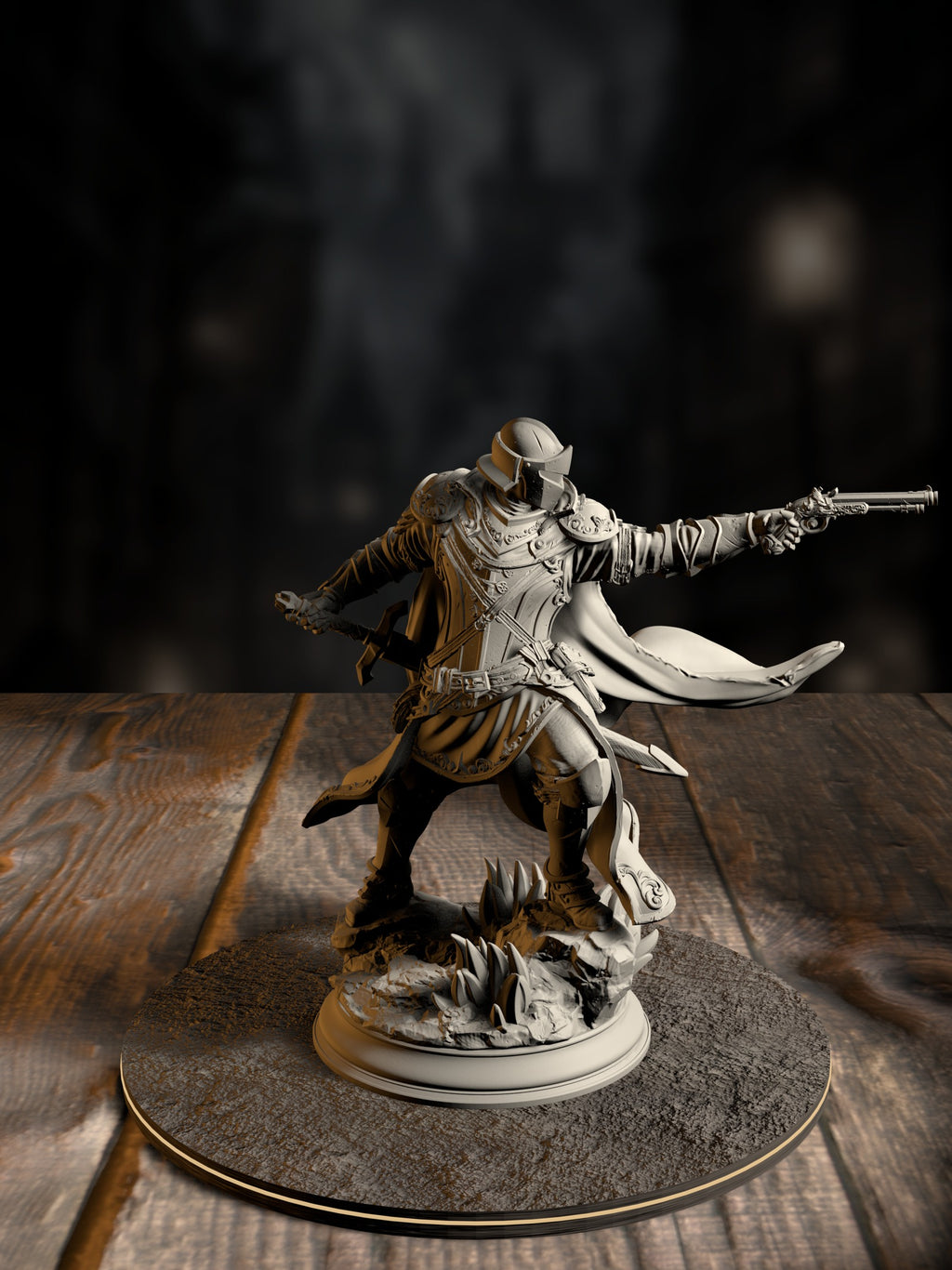 Sir Enidus of Old Town - Inquisitor of the Crown miniature, front view