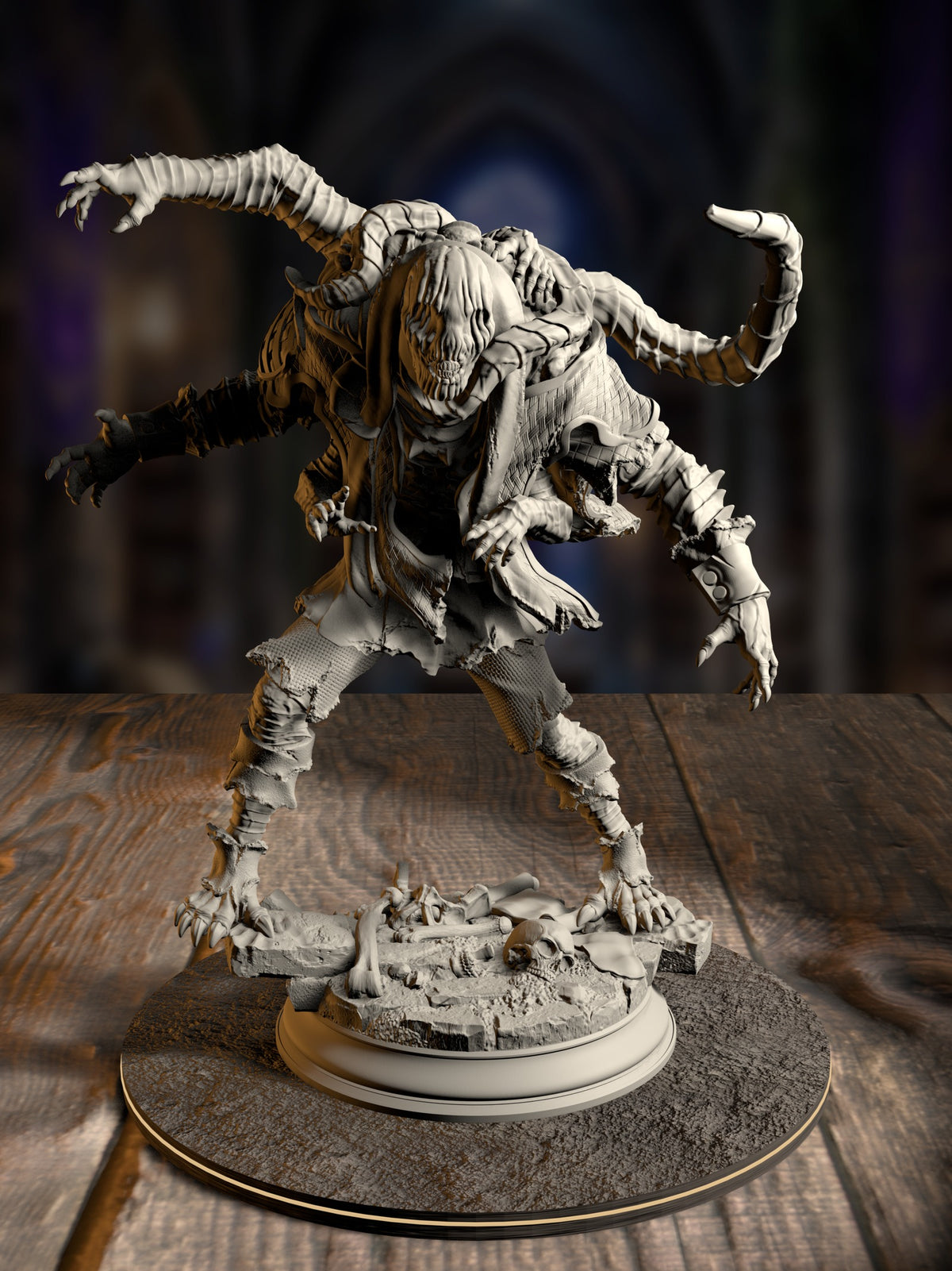 The Progressed - Dragonblight Stricken Students 3 miniature, front view