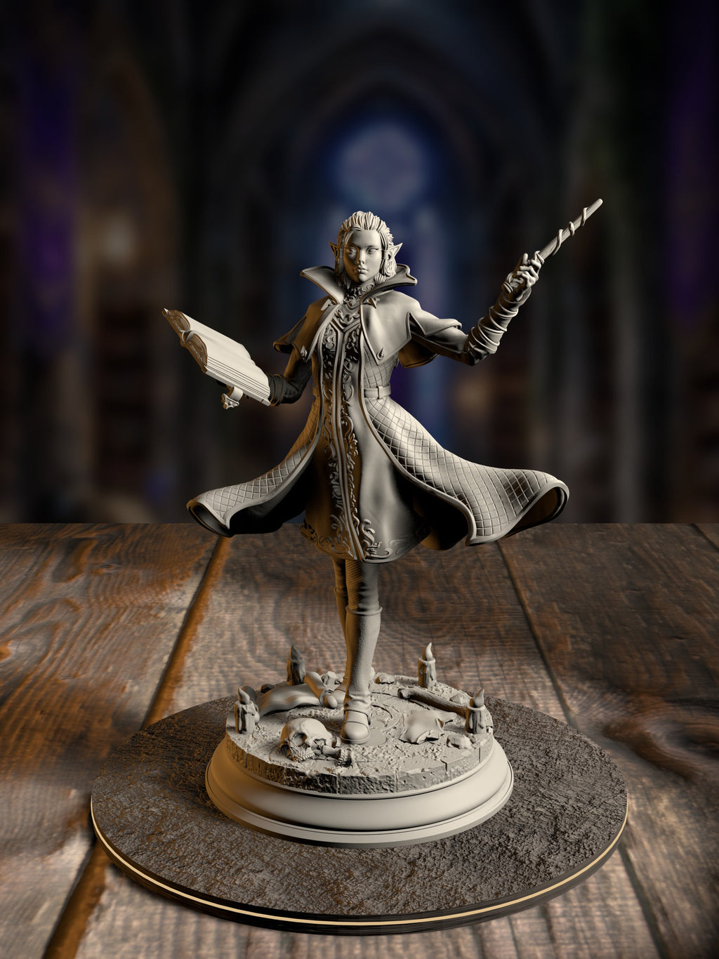 Margaux Delecour - Headmistress miniature, front view