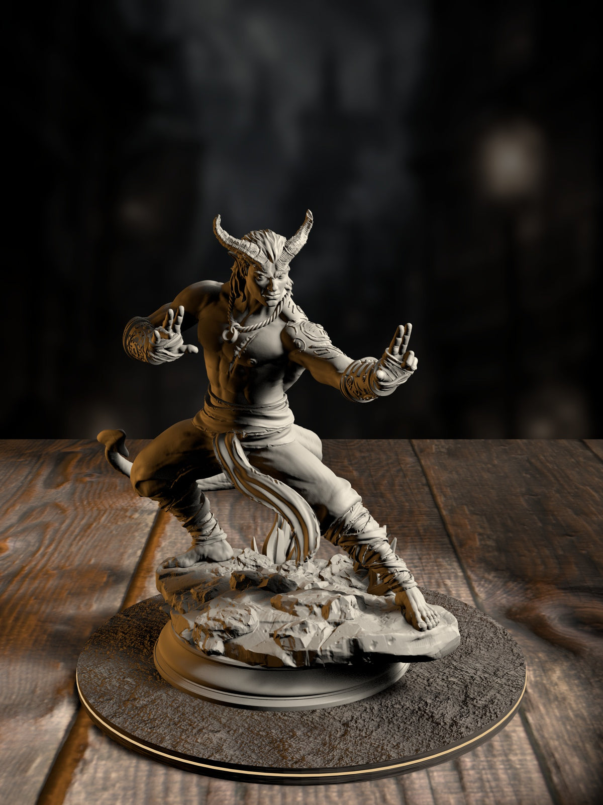 Verek “Heartless” of the Spit miniature, front view
