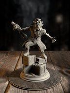 Brains - Manic Goblin Gangster miniature, front view