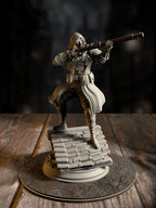 Richard “Sharpey” Pointer - Sharpshooter Rogue miniature, front view