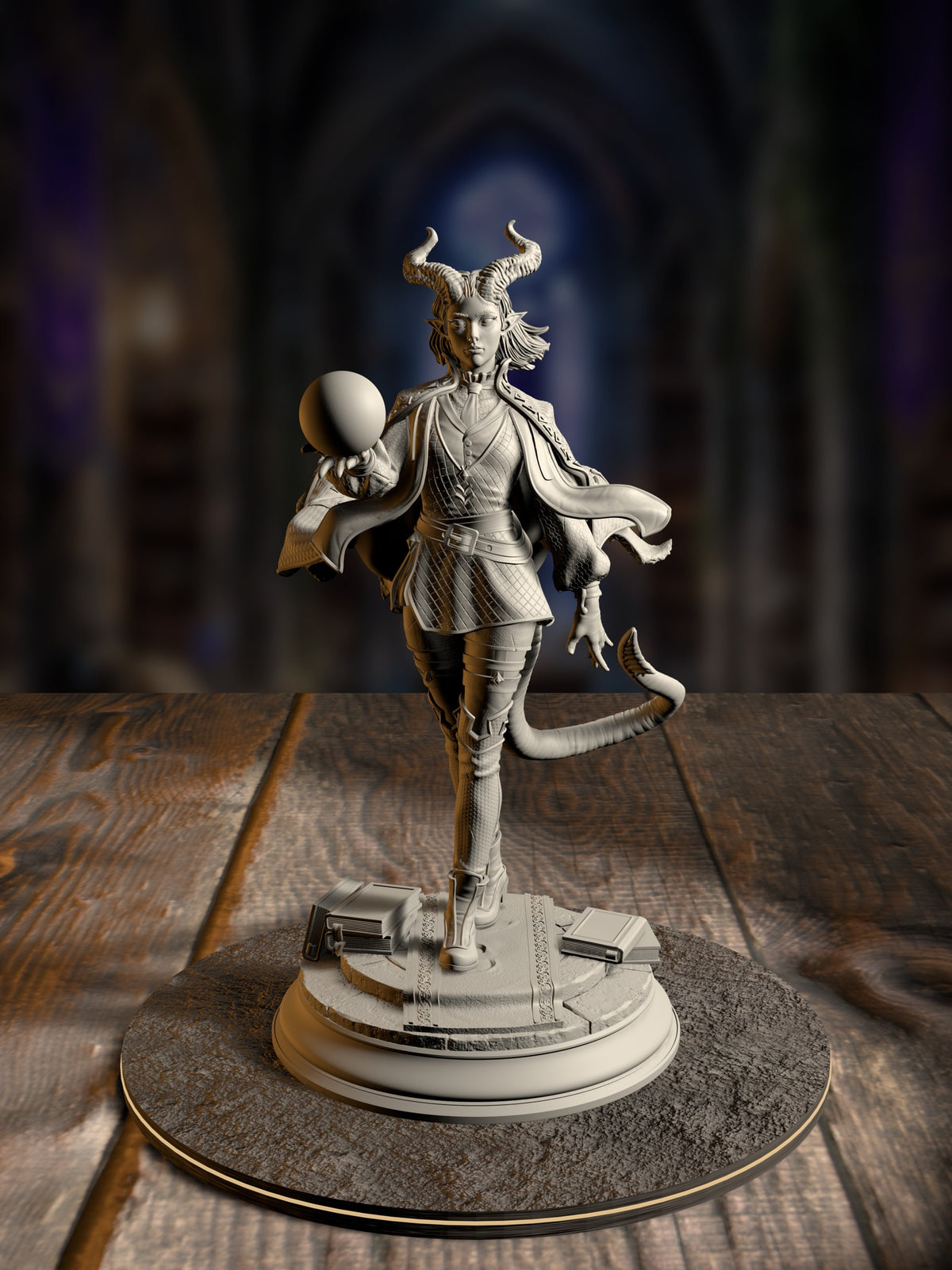 Ivy Dupré - Student of Enchantment miniature, front view