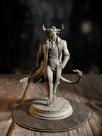 Marchese di Houf - Boss of Nova-Rossa miniature, front view