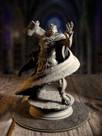 Za kar - Student of the Scroll miniature, front view