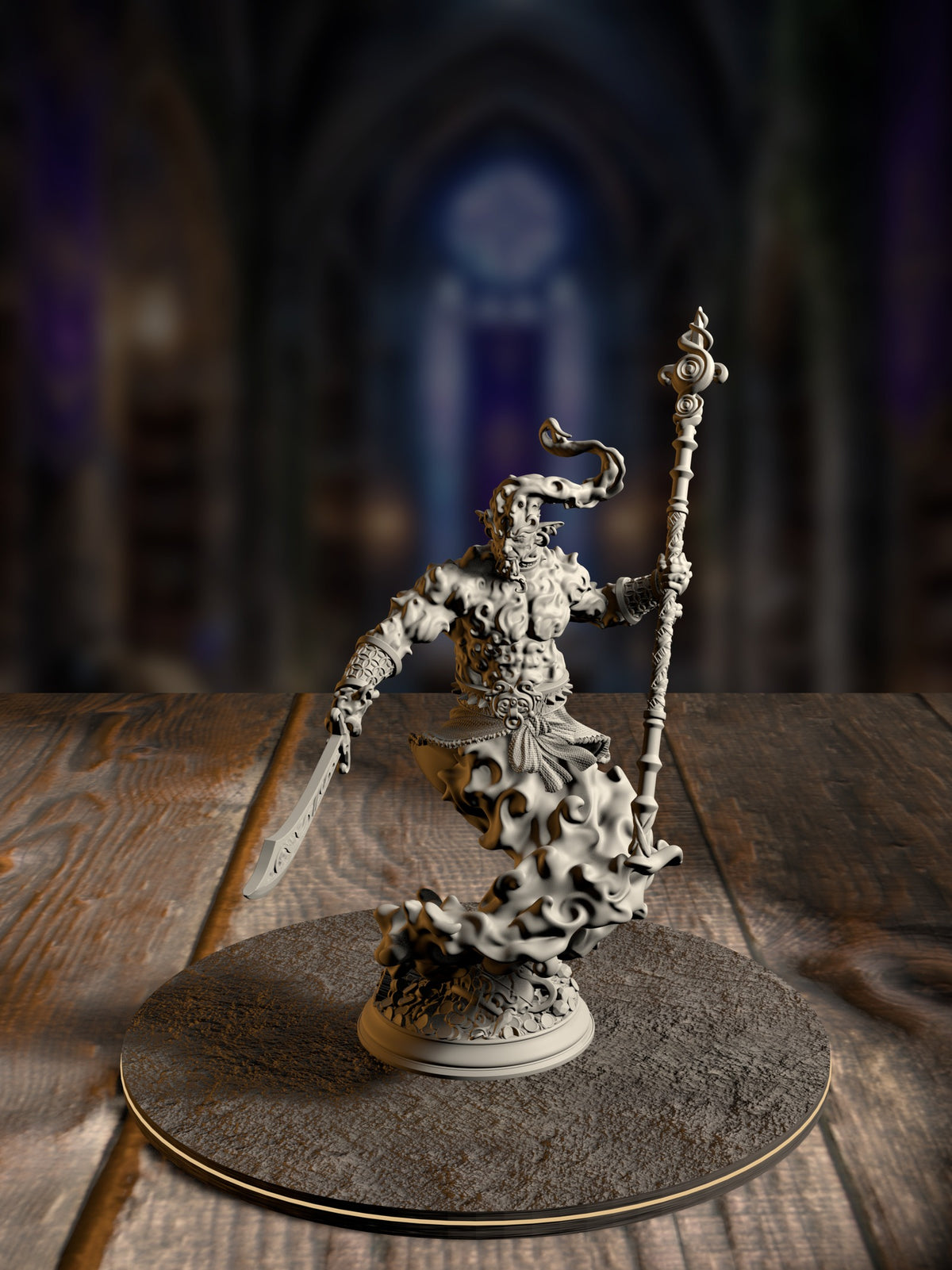 Rabasa - Djinni in a Bottle miniature, front view