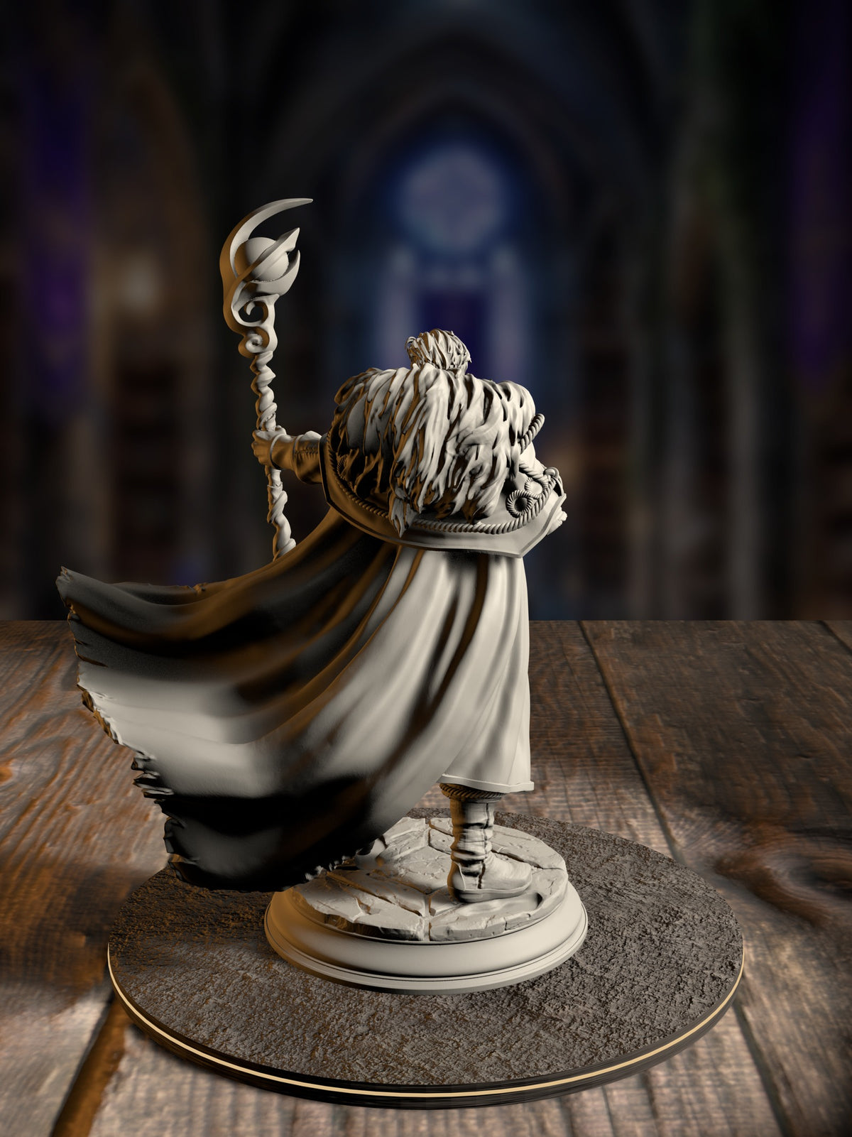 Frederik Vahlen - Professor of Progress miniature, rear view