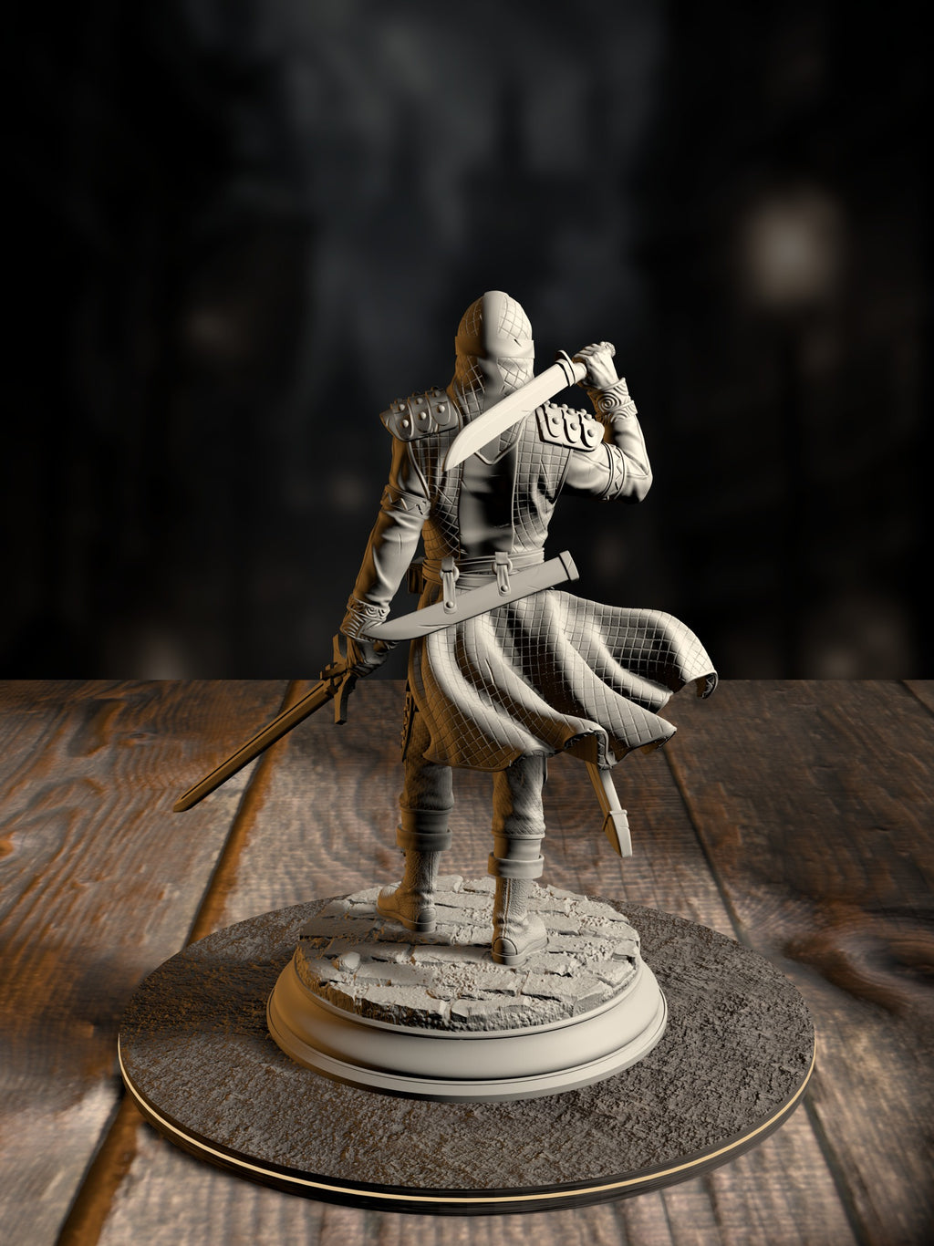 Soldiers of the Underkeepers - Mafia Brigands 2 miniature, rear view