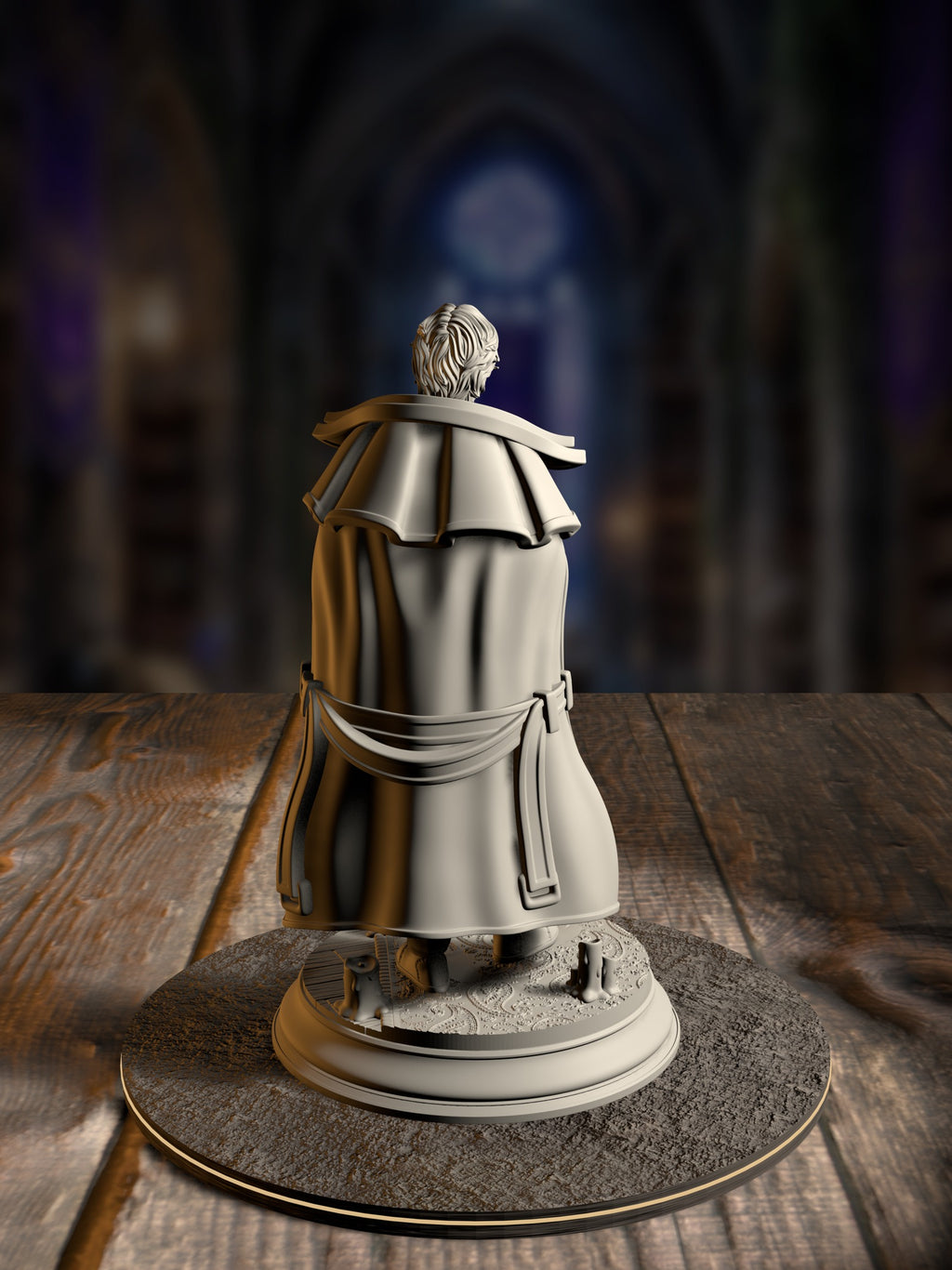 Robin Presner - Student of Conjuration miniature, rear view