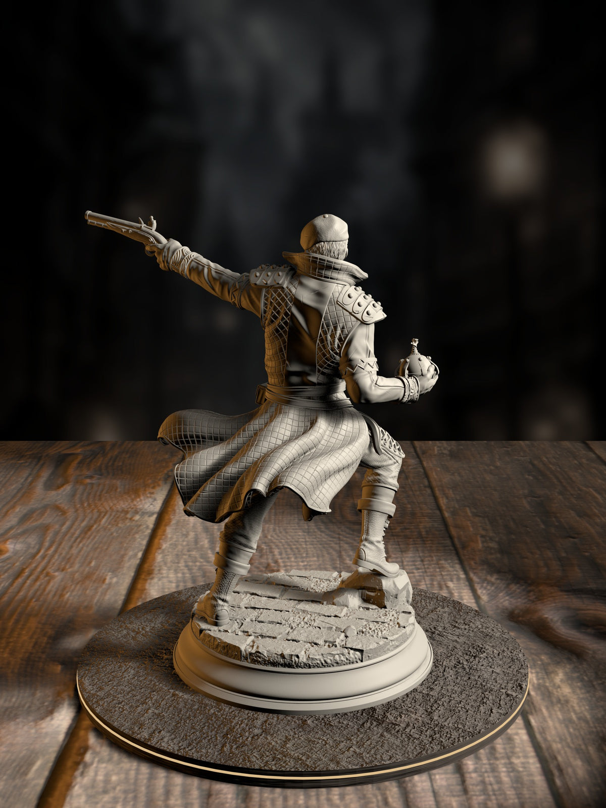 Soldiers of the Underkeepers - Mafia Brigands 1 miniature, rear view