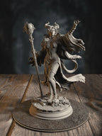 360-degree turntable of Mallory the Envious, The Dark Ruler, showcasing full sculpt detail from every angle.