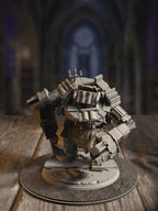 360-degree turnaround view of the The Forbidden Section - Library Golem miniature