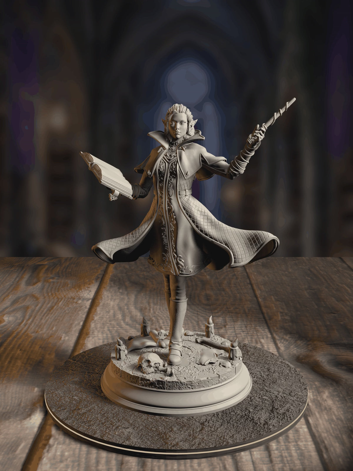360-degree turnaround view of the Margaux Delecour - Headmistress miniature