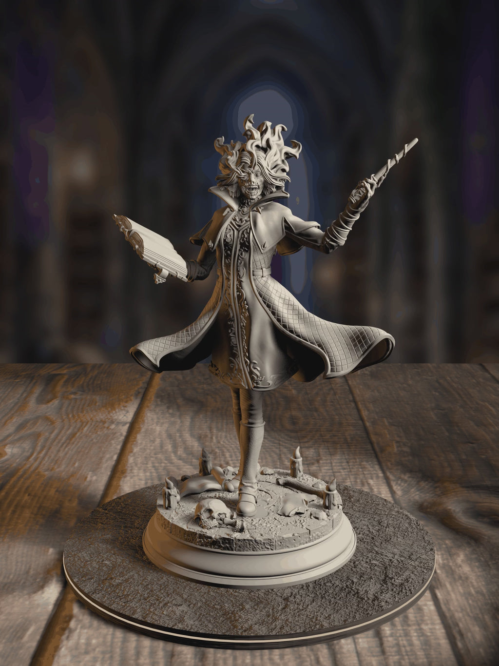 360-degree turnaround view of the Margaux Delecour - Headmistress (Ascended Form) miniature