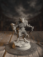 360-degree turnaround view of the Scabbers Ratfolk Warriors 3 miniature