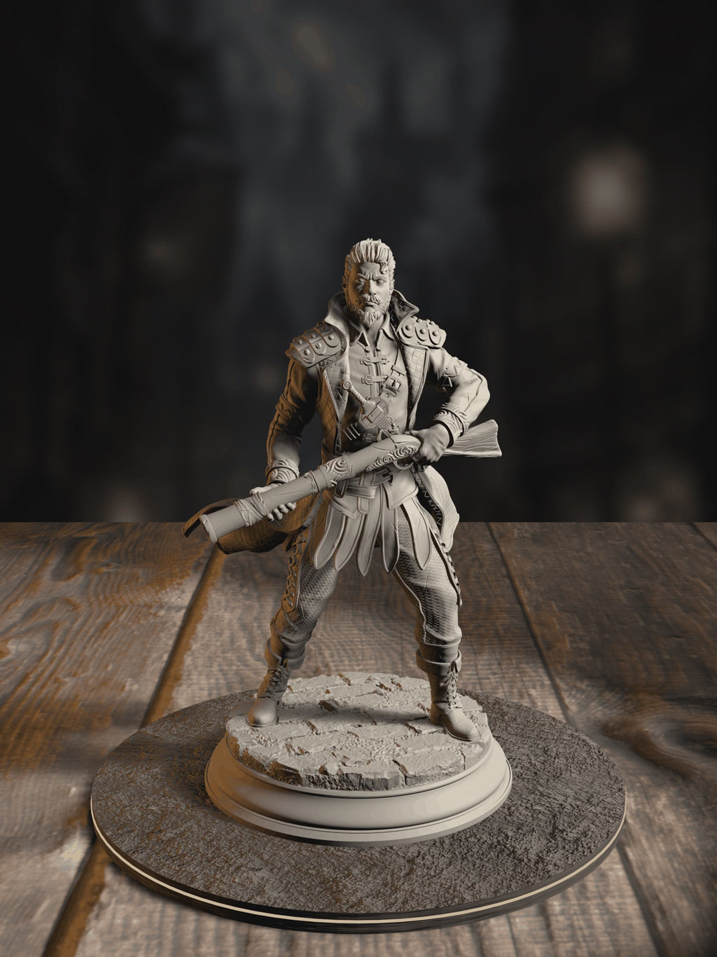 360-degree turnaround view of the Soldiers of the Underkeepers - Mafia Brigands 3 miniature