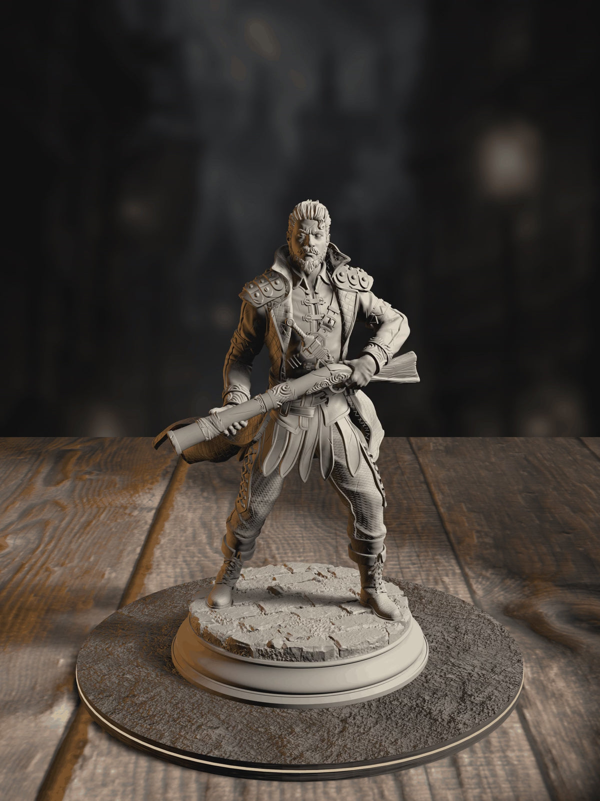 360-degree turnaround view of the Soldiers of the Underkeepers - Mafia Brigands 3 miniature