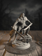 360-degree turntable of Mayor Severin Linhardt, Retired Hexhunter, showcasing full sculpt detail from every angle.