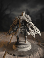 360-degree turntable of The Blight’s Warriors, Blighted Knight 2, showcasing full sculpt detail from every angle.