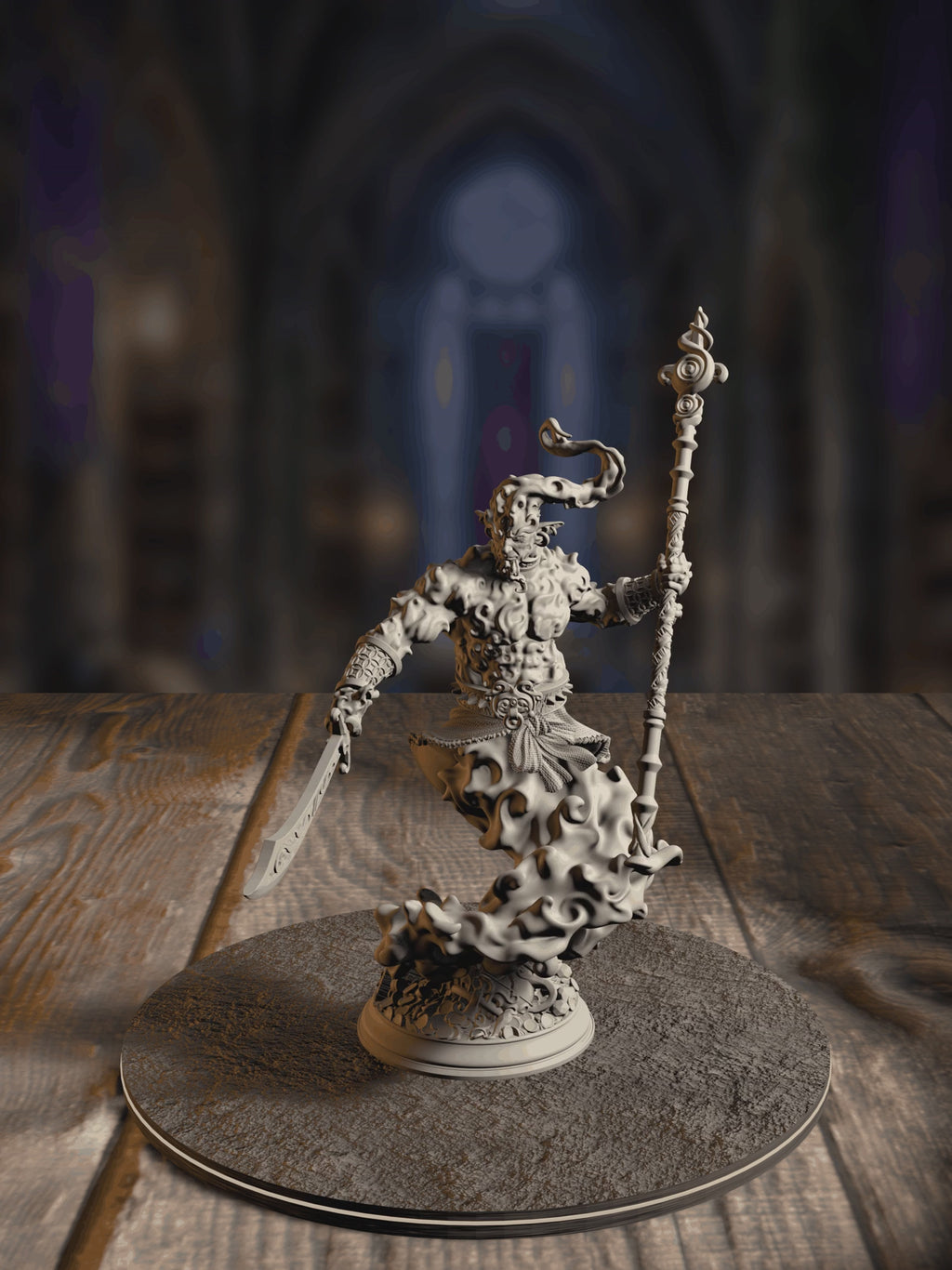 360-degree turnaround view of the Rabasa - Djinni in a Bottle miniature