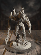 360-degree turnaround view of the Evarak treant of Duskweave miniature