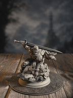 360-degree turntable of Arcane Armour of the Bastion 2, showcasing full sculpt detail from every angle.