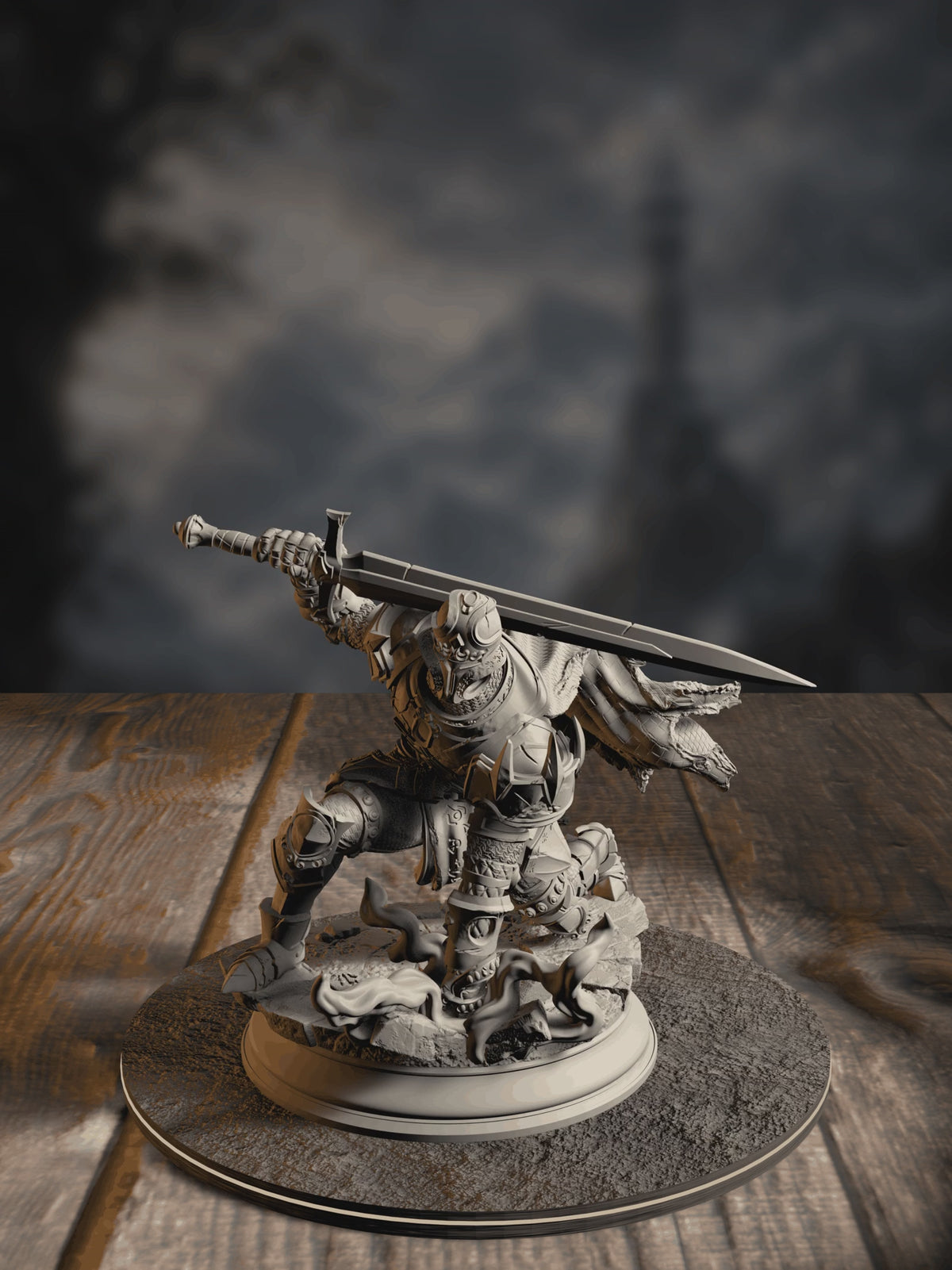 360-degree turntable of Arcane Armour of the Bastion 2, showcasing full sculpt detail from every angle.