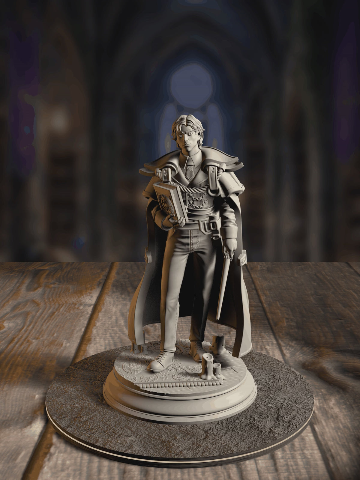 360-degree turnaround view of the Robin Presner - Student of Conjuration miniature