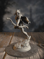 360-degree turntable of Virana, Devil Hunter, pose 2, showcasing full sculpt detail from every angle.