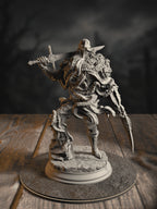 360-degree turntable of The Blight’s Warriors, Blighted Knight 3, showcasing full sculpt detail from every angle.