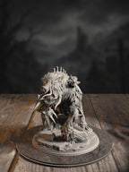 360-degree turntable of Nogoron, Blighted Giant Boar, showcasing full sculpt detail from every angle.