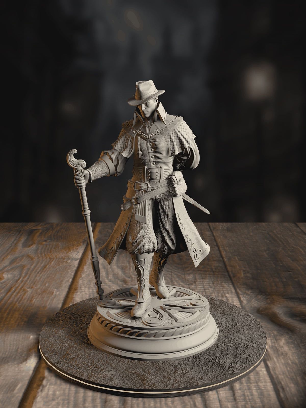 360-degree turnaround view of the Ernest “Flip-Flop” Dodd - Ex Dark Inquisitor miniature