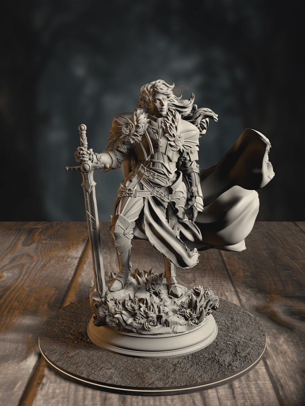 360-degree turntable of Prince Charming, Noble Knight, showcasing full sculpt detail from every angle.