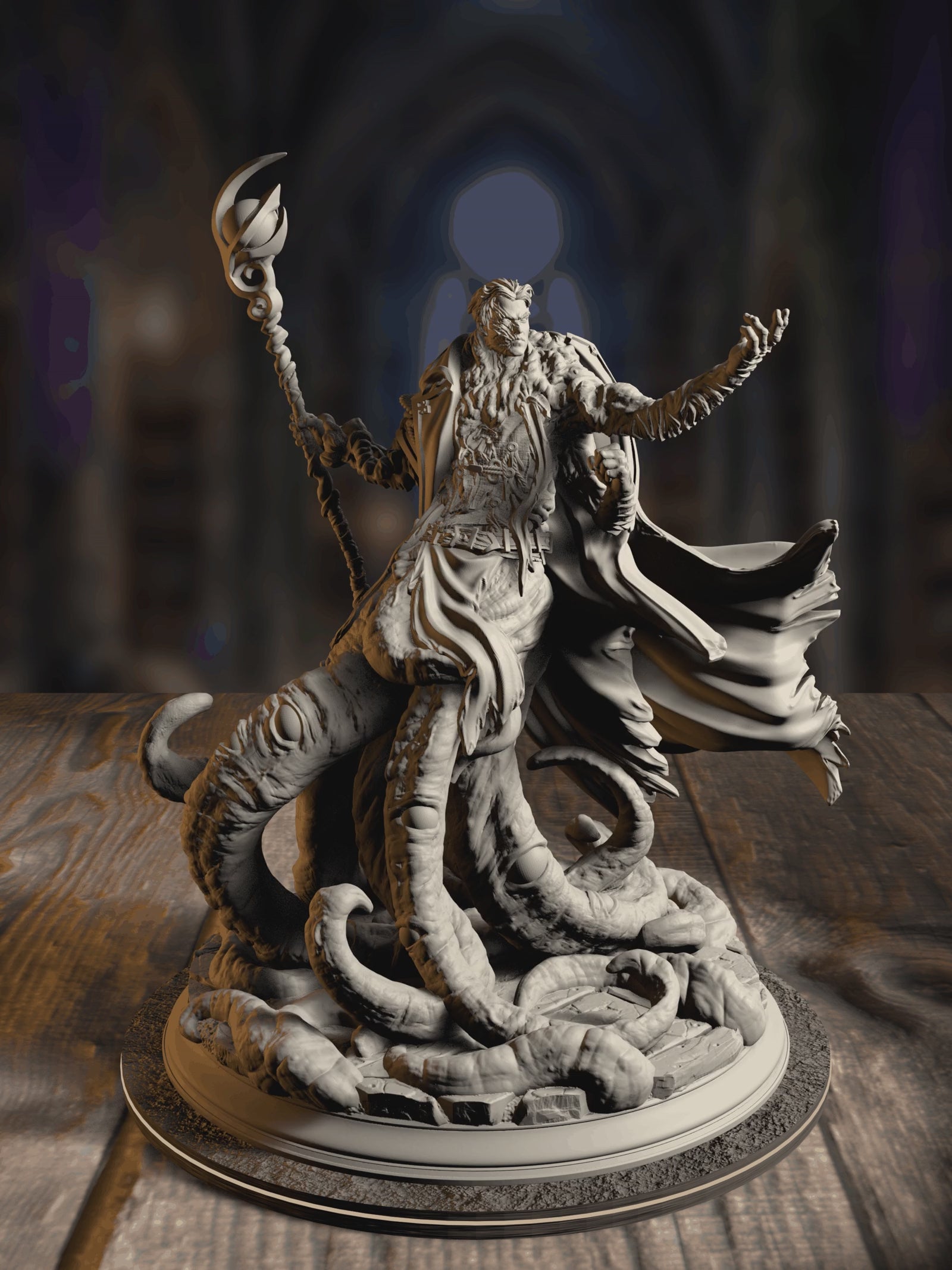360-degree turnaround view of the Frederik Vahlen - Professor of Progress (Ascended Form) miniature
