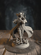 360-degree turntable of Hamelin Pansworth, The Pied Piper, showcasing full sculpt detail from every angle.