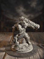 360-degree turnaround view of the Flim & Krim ettin brute miniature